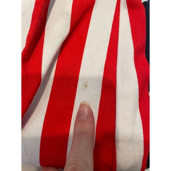 JEANS FASHION Women's American Flag Print Flare Jeans Size 8 Red/Blue White NWT - Picture 12 of 13